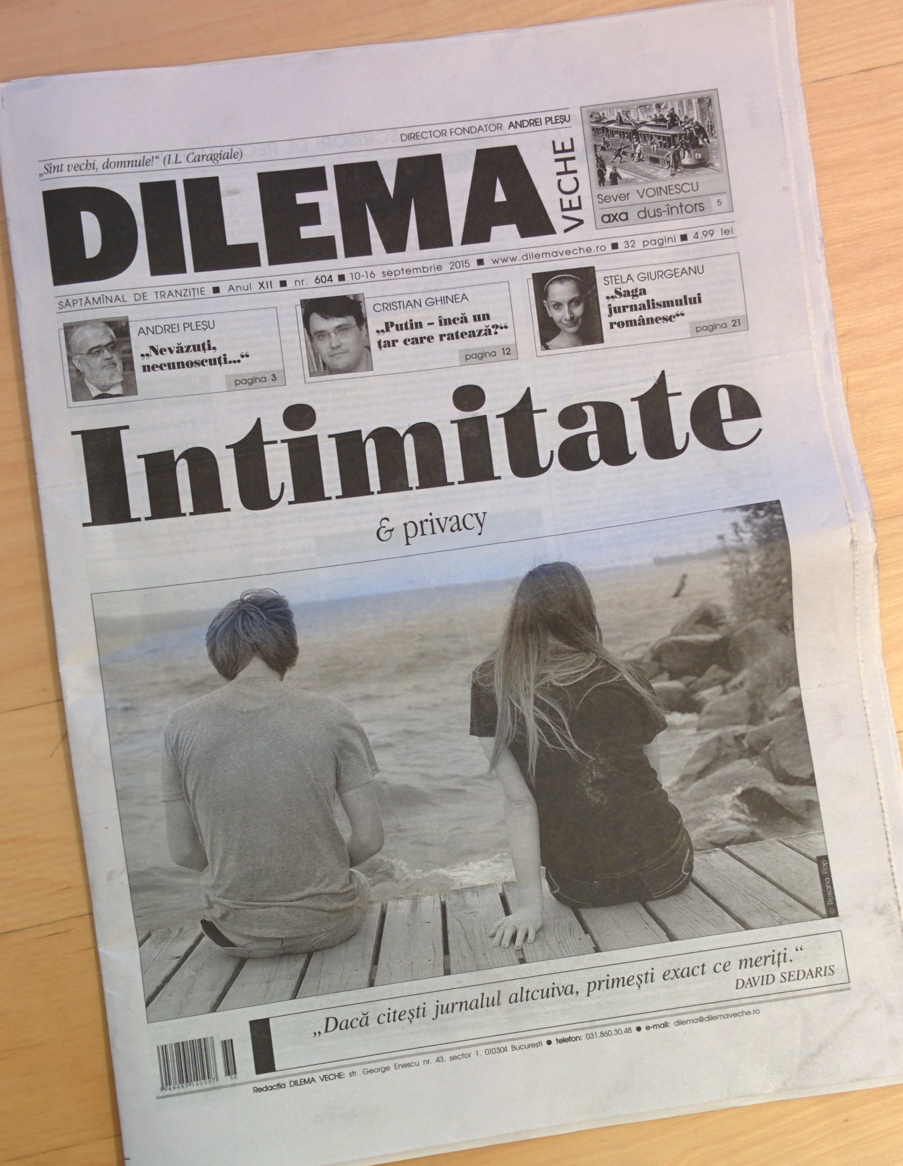Dilema Veche - intimitate&privacy 2015